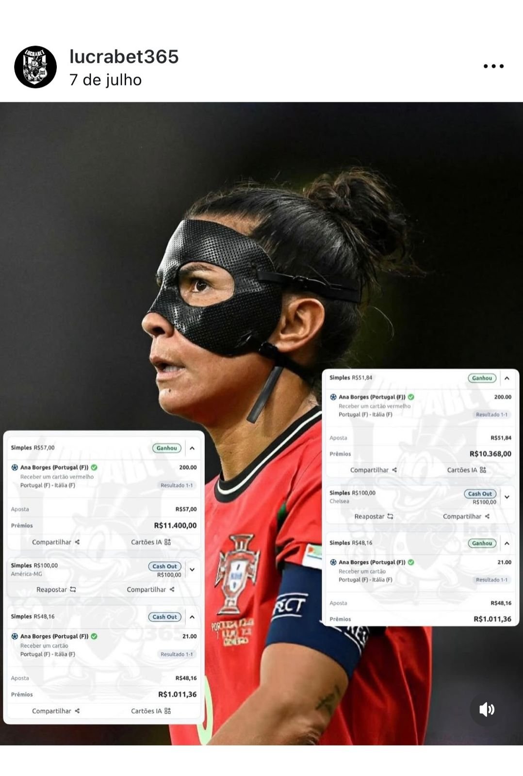 Maior Ganho 1 - Apostador Lucrabet