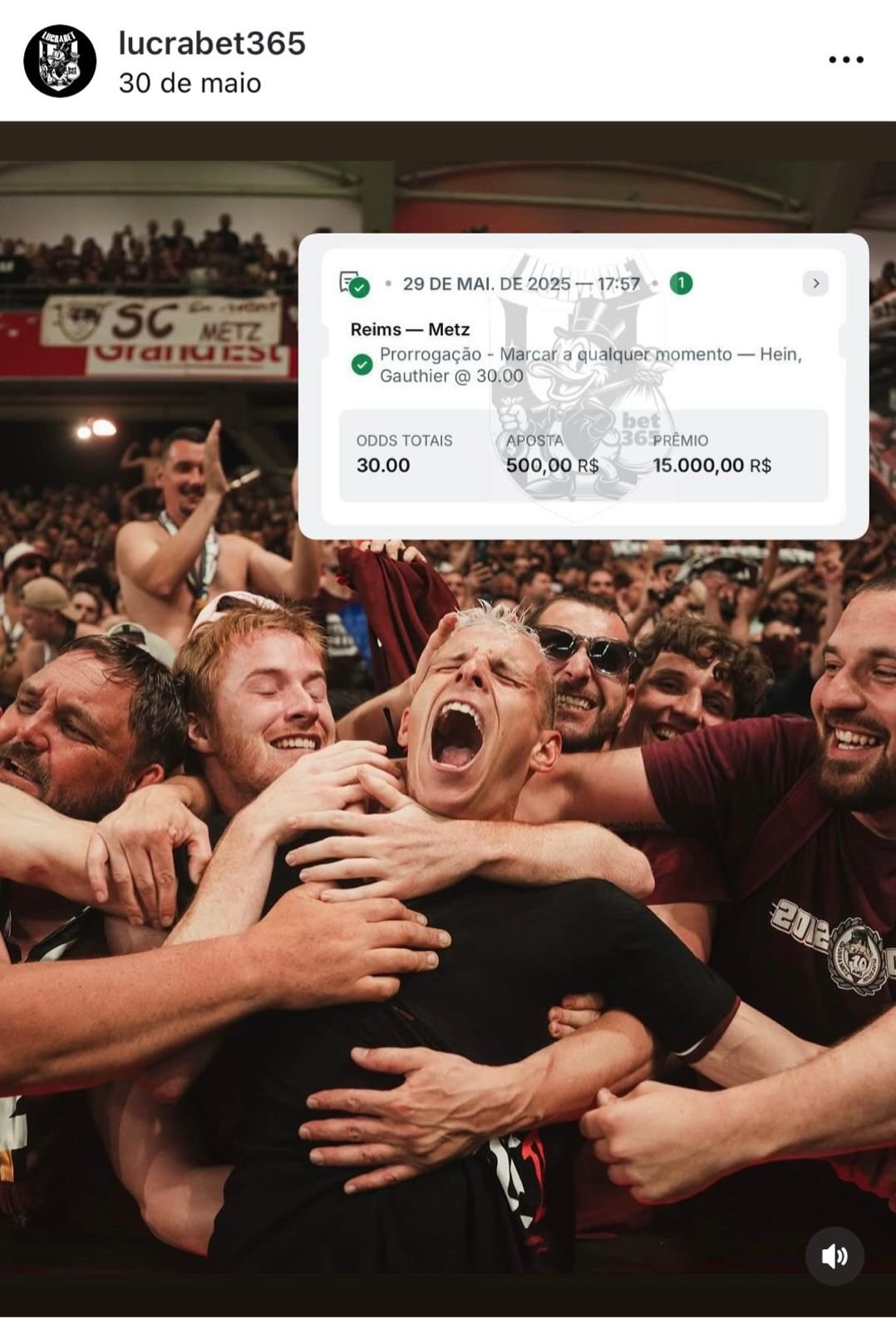 Maior Ganho 3 - Apostador Lucrabet